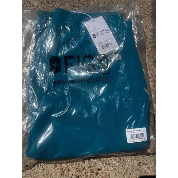 58.NWT FIGS PACIFIC BLUE W_Venice Slim Jogger Tall Scrub Pants Size :XS - Picture 1 of 2
